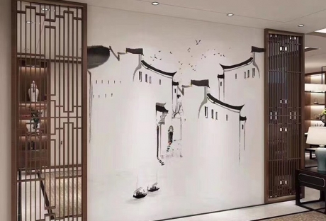 中式不銹鋼屏風